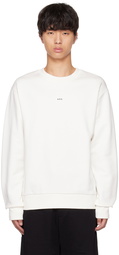 A.P.C. White Steve Sweatshirt