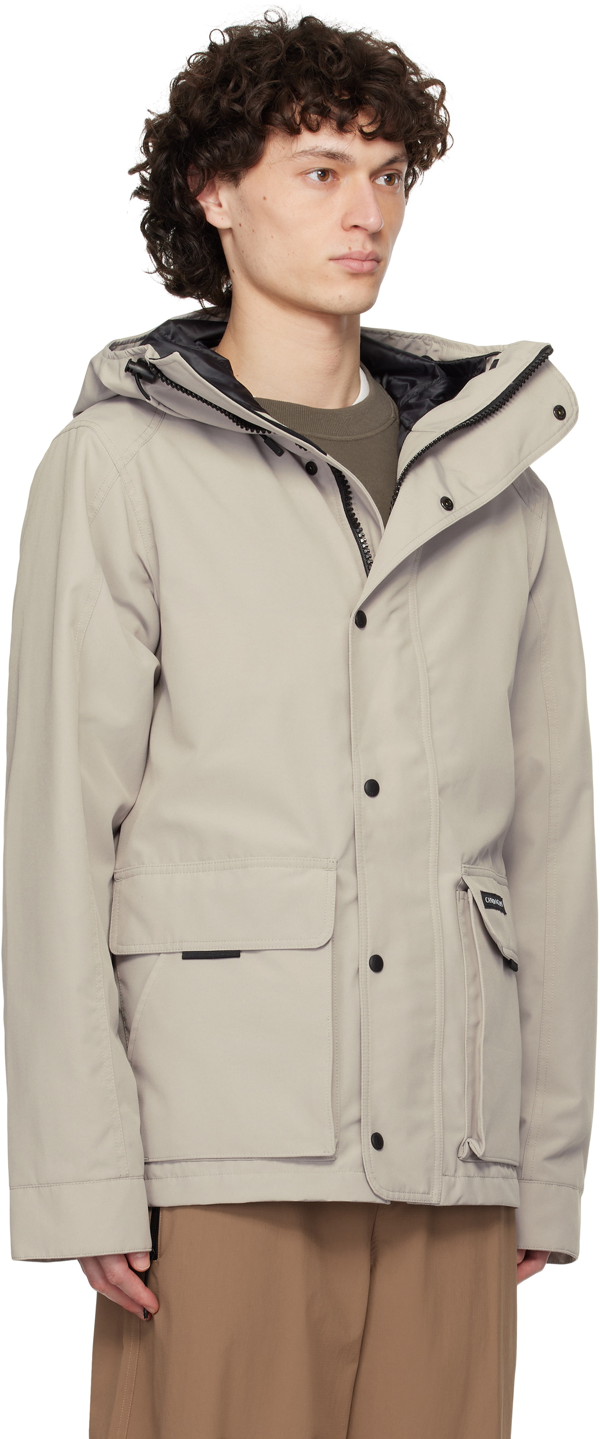 Canada Goose Beige Lockeport Jacket Canada Goose