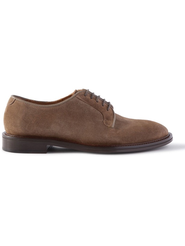 Photo: Mr P. - Lucien Suede Derby Shoes - Brown