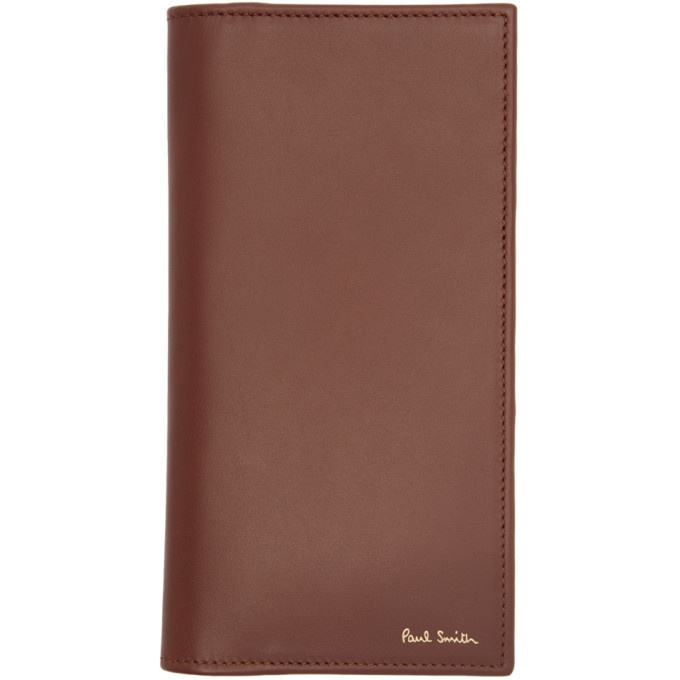Photo: Paul Smith Brown Multi Stripe Long Continental Wallet