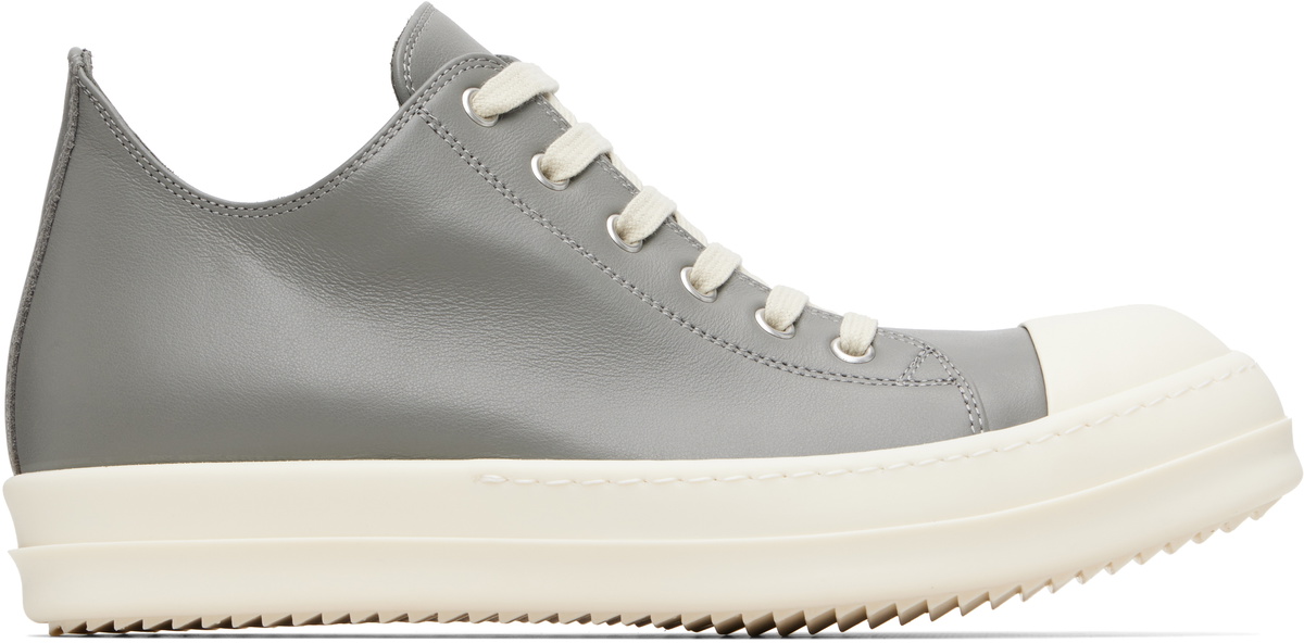 Rick Owens Gray Temple Low Sneakers Rick Owens