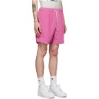 ERL SSENSE Exclusive Pink Corduroy Shorts
