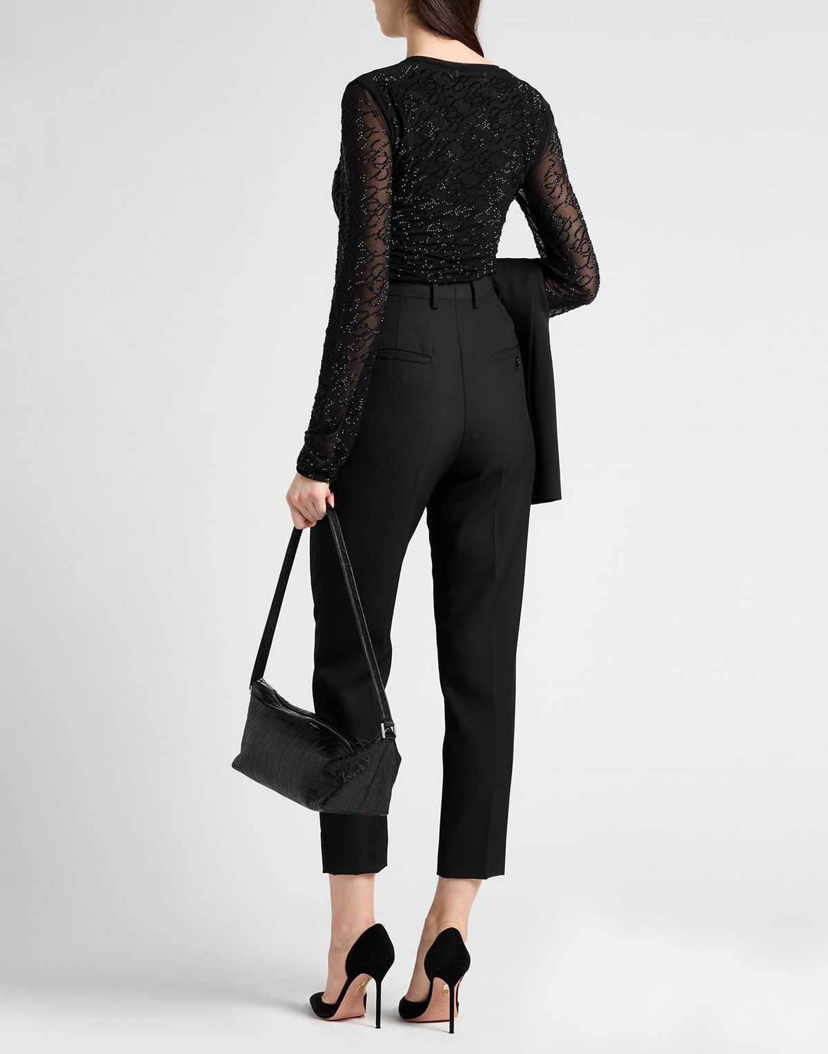 Blumarine Womens Bodysuit in Black