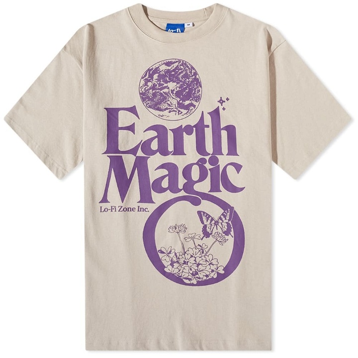 Photo: Lo-Fi Men's Earth Magic T-Shirt in Sand