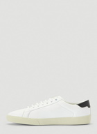 Court Classic Logo Sneakers in White