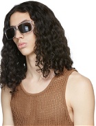 Dunhill Transparent Rectangular Sunglasses