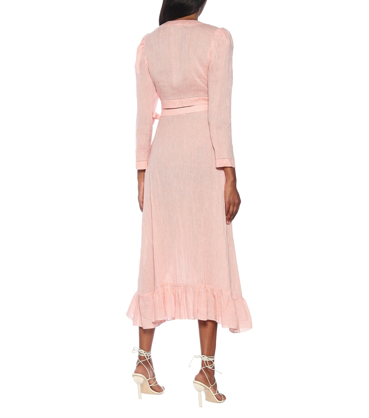 Lisa Marie Fernandez - Linen-blend midi skirt