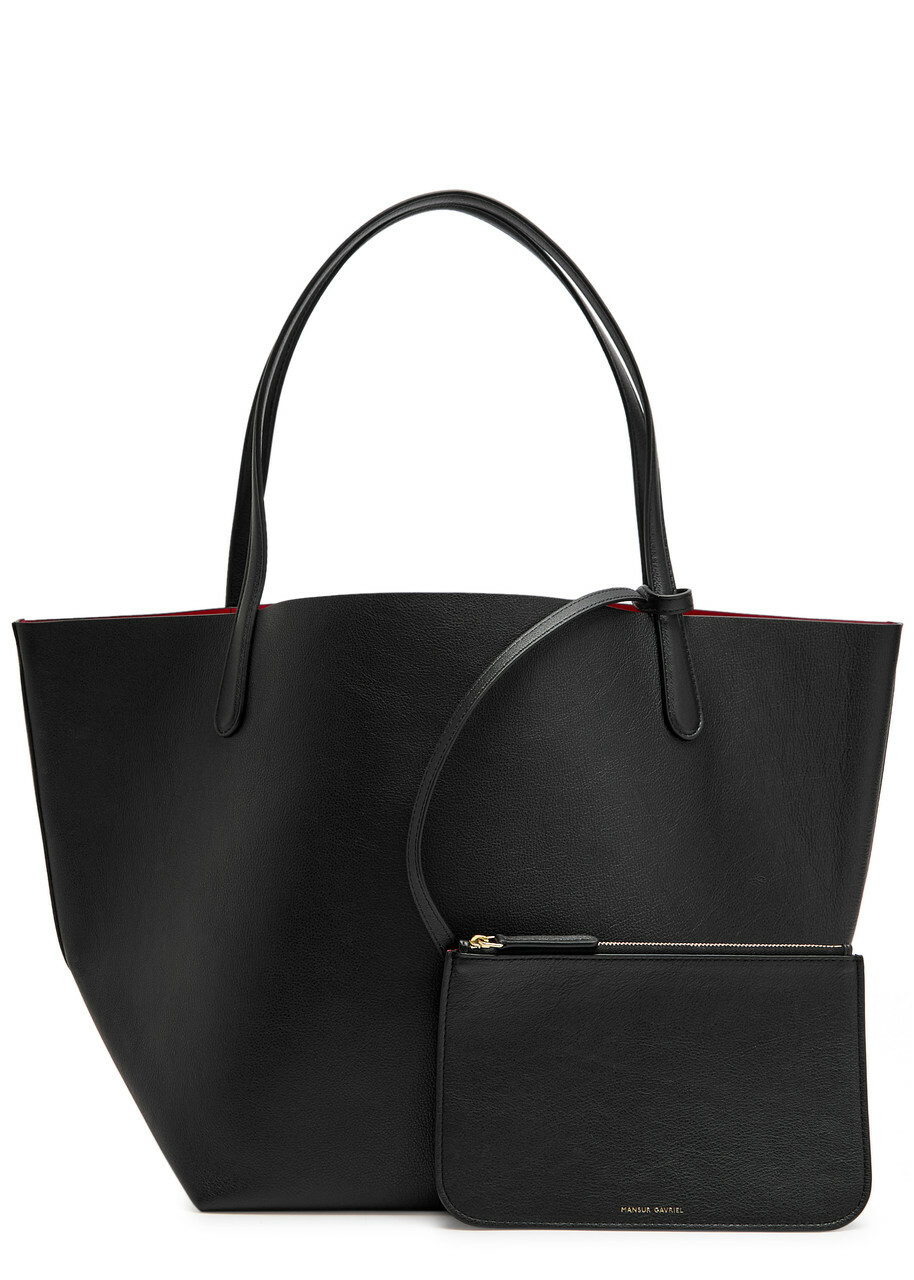 Mansur Gavriel Everyday Grained Leather Tote bag - Black - One Size