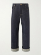 Thom Browne - Cropped Straight-Leg Selvedge Jeans - Blue