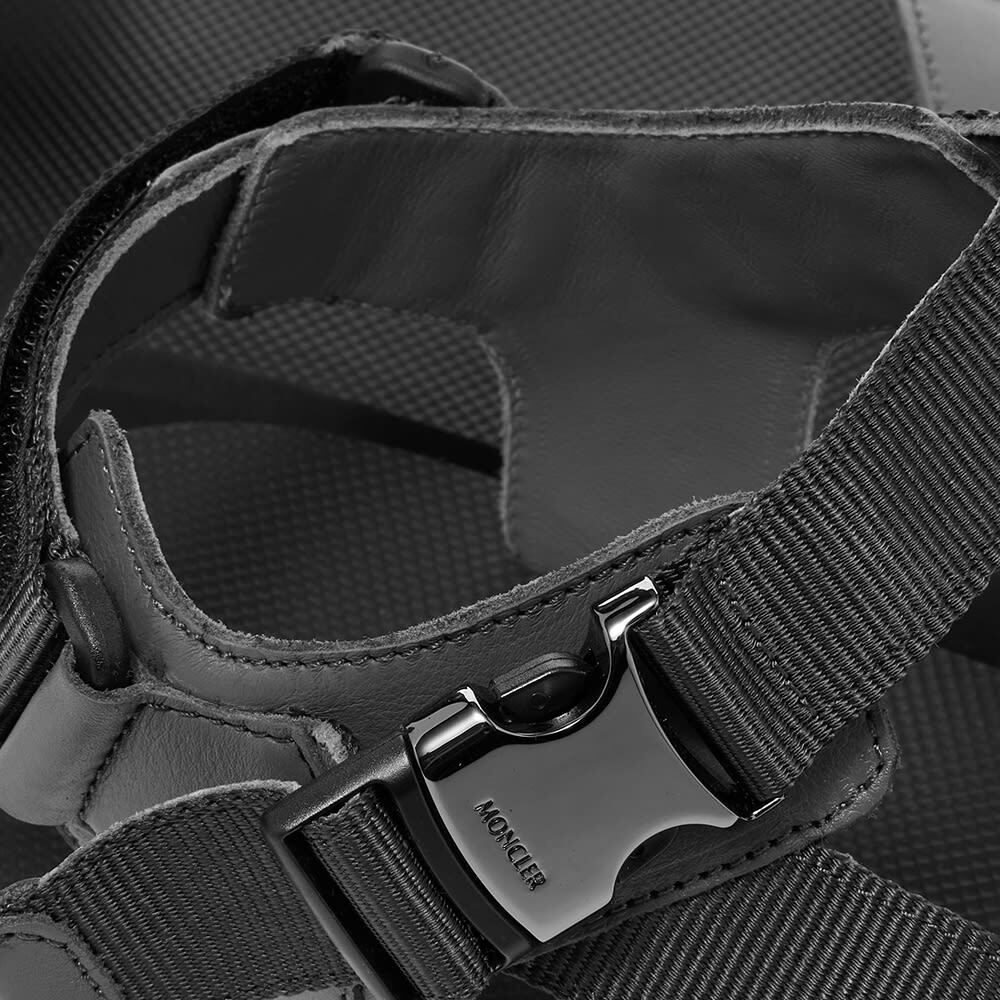 Moncler Men's Flavia Buckle Sandals in Black Moncler