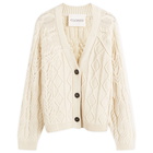 Closed Women's Cable Knit Cardigan in Neutrals