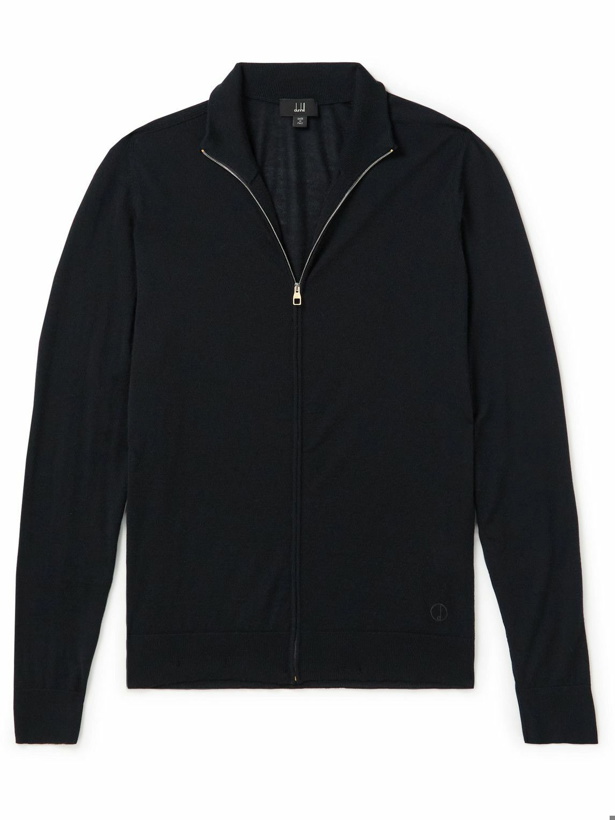 Photo: Dunhill - Cashmere Zip-Up Sweater - Black