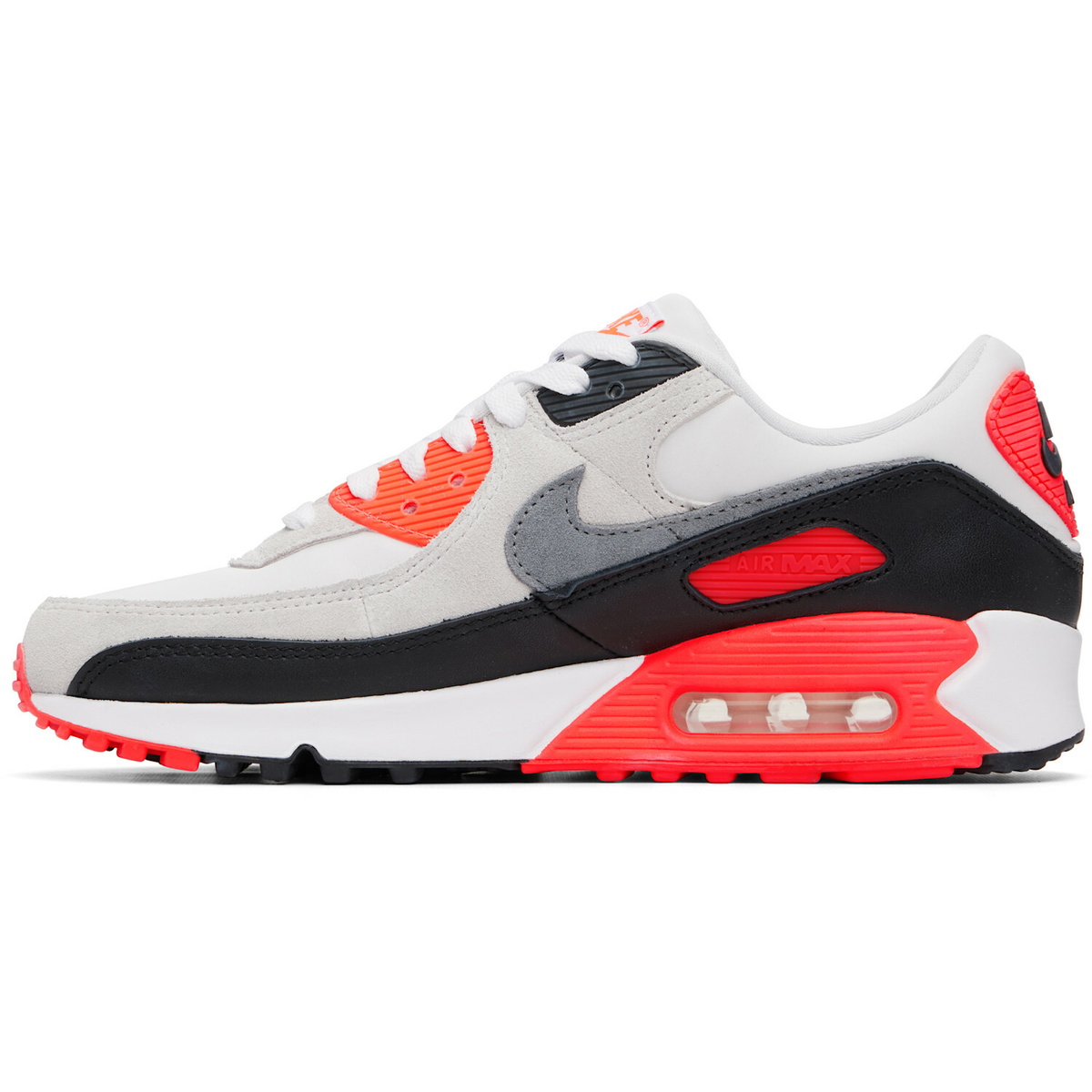 Nike Gray & Black Air Max 90 Sneakers