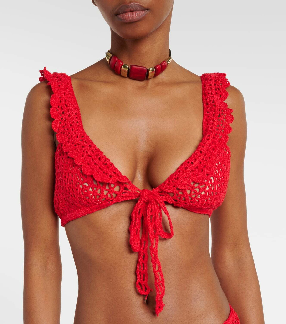 Anna Kosturova Brigitte crochet bra top