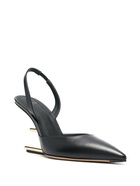 FENDI - Fendi First Leather Slingback Pumps