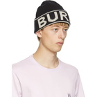 Burberry Black Cashmere Logo Beanie