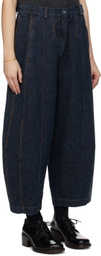 Cordera Navy Curved Jeans