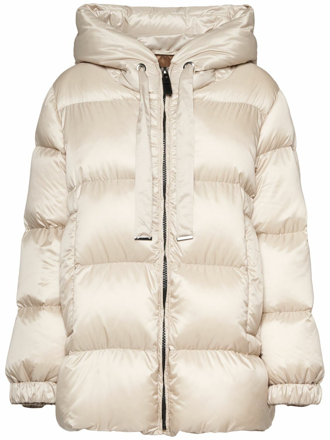 MAX MARA Seia Hooded Waterproof Down Jacket with zip Max Mara