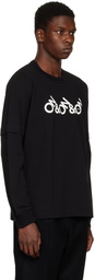 sacai Black On & On & On Long Sleeve T-Shirt