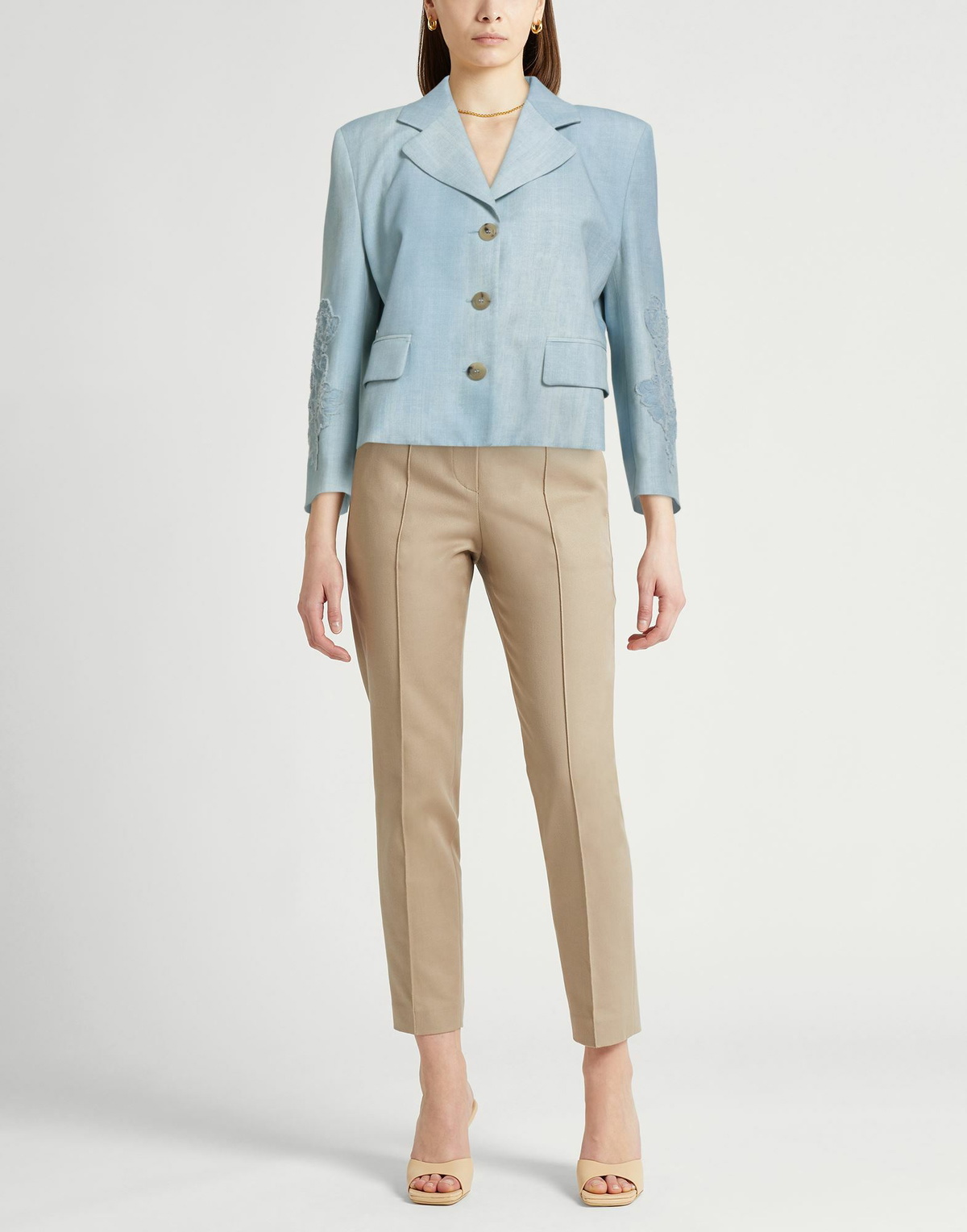 Ermanno Scervino Womens Blazer Sky in Blue