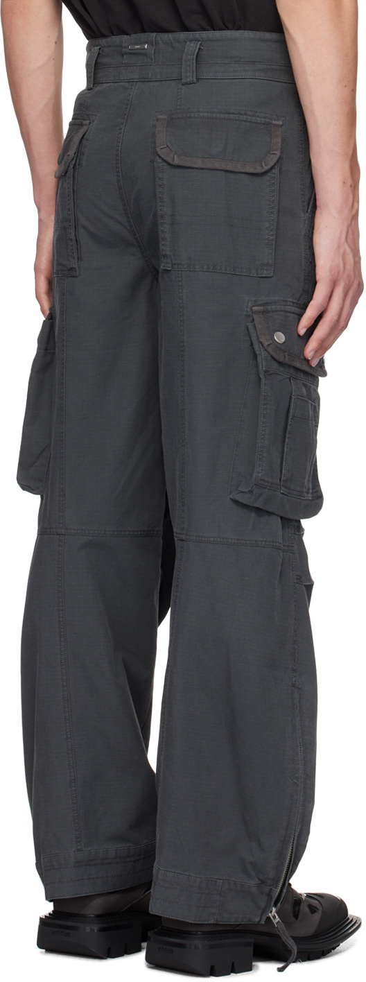 C2H4 Gray Volcano Cargo Pants