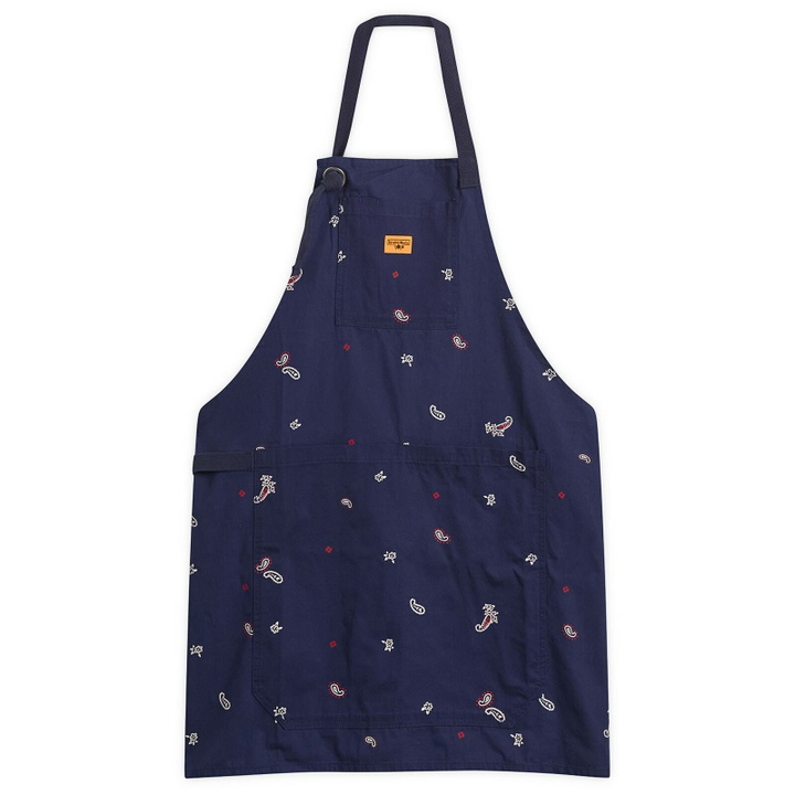 Photo: Service Works Men's Paisley Apron in Royal 