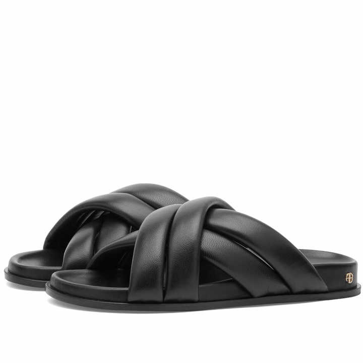 Photo: Anine Bing Women's Lizzie Slider Sandals in Black