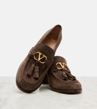 Valentino Garavani VLogo 60 suede loafer pumps