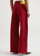 Marques' Almeida Wide-leg Jeans Red