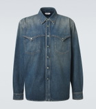 Versace Medusa denim overshirt