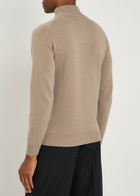 Aurélien City Wool and Cashmere-blend Jumper Taupe