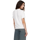 MM6 Maison Margiela White Folded Logo T-shirt