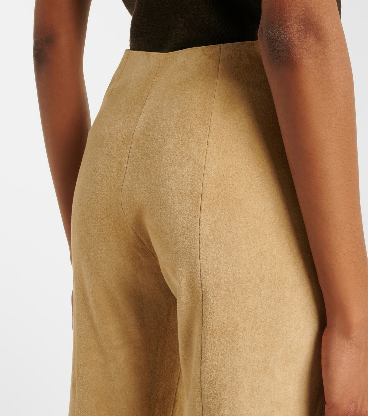 Stouls Gege suede flared pants