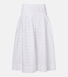 Polo Ralph Lauren Broderie anglaise cotton midi skirt