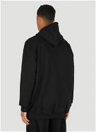 Serpentine Hooded Sweatshirt in Black