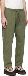South2 West8 Khaki String Slack Trousers