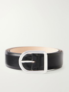 Déhanche - 3cm Mija Full-Grain Leather Belt - Black
