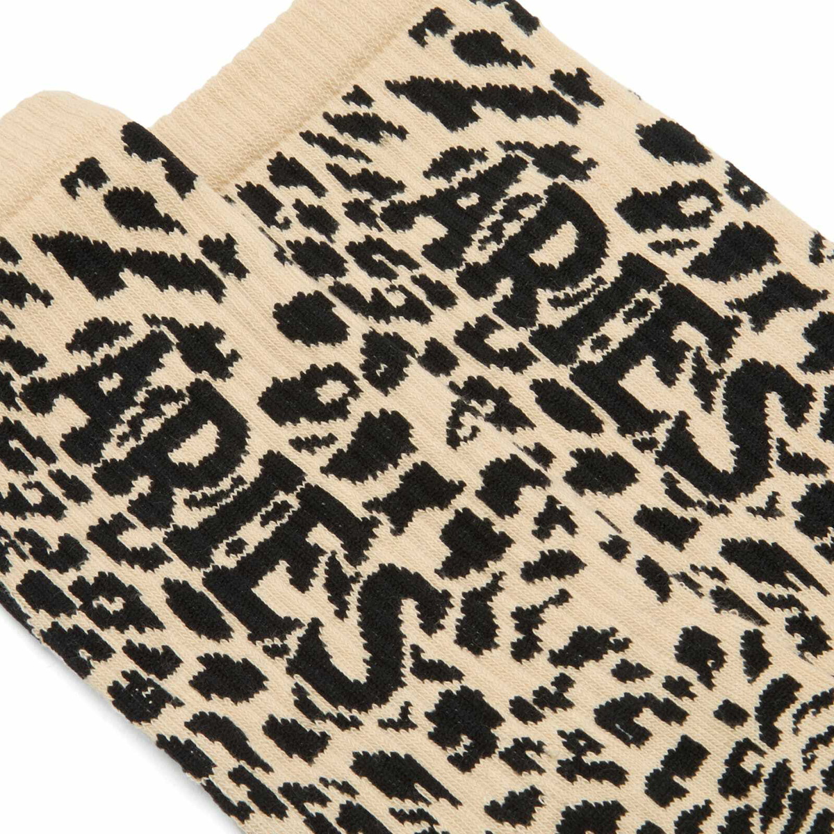 Aries Women's J'Adoro Leopard Sock in Beige