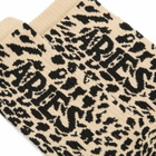 Aries Women's J'Adoro Leopard Sock in Beige