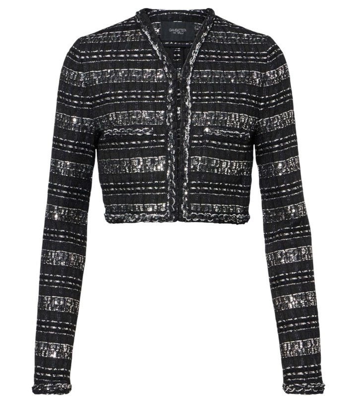 Photo: Giambattista Valli Cropped lamé jacket