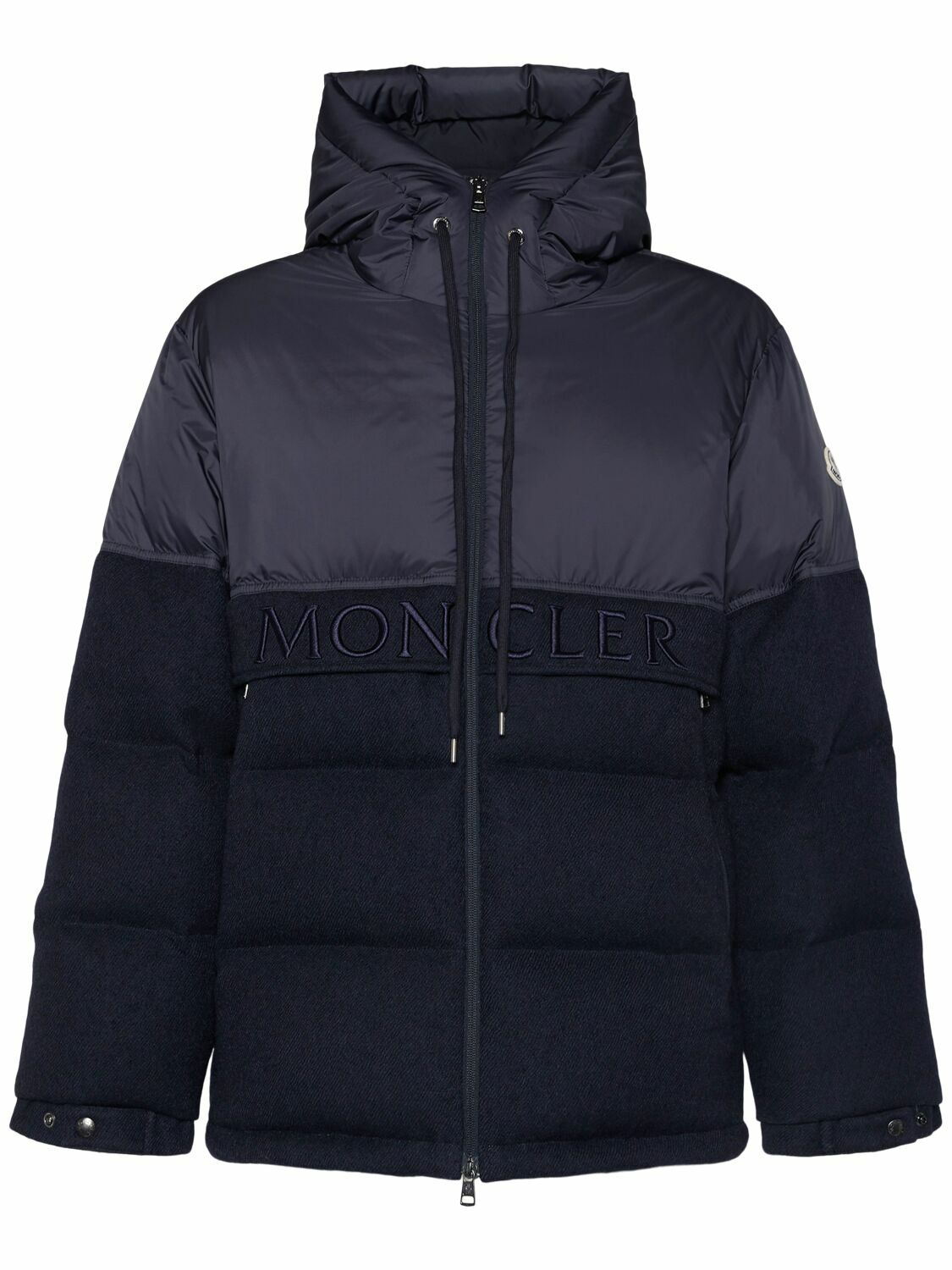 ジャケット・アウター MONCLER SADALSUD MONCLER GENIUS + adidas Originals Chambery Canvas-Trimmed Quilted