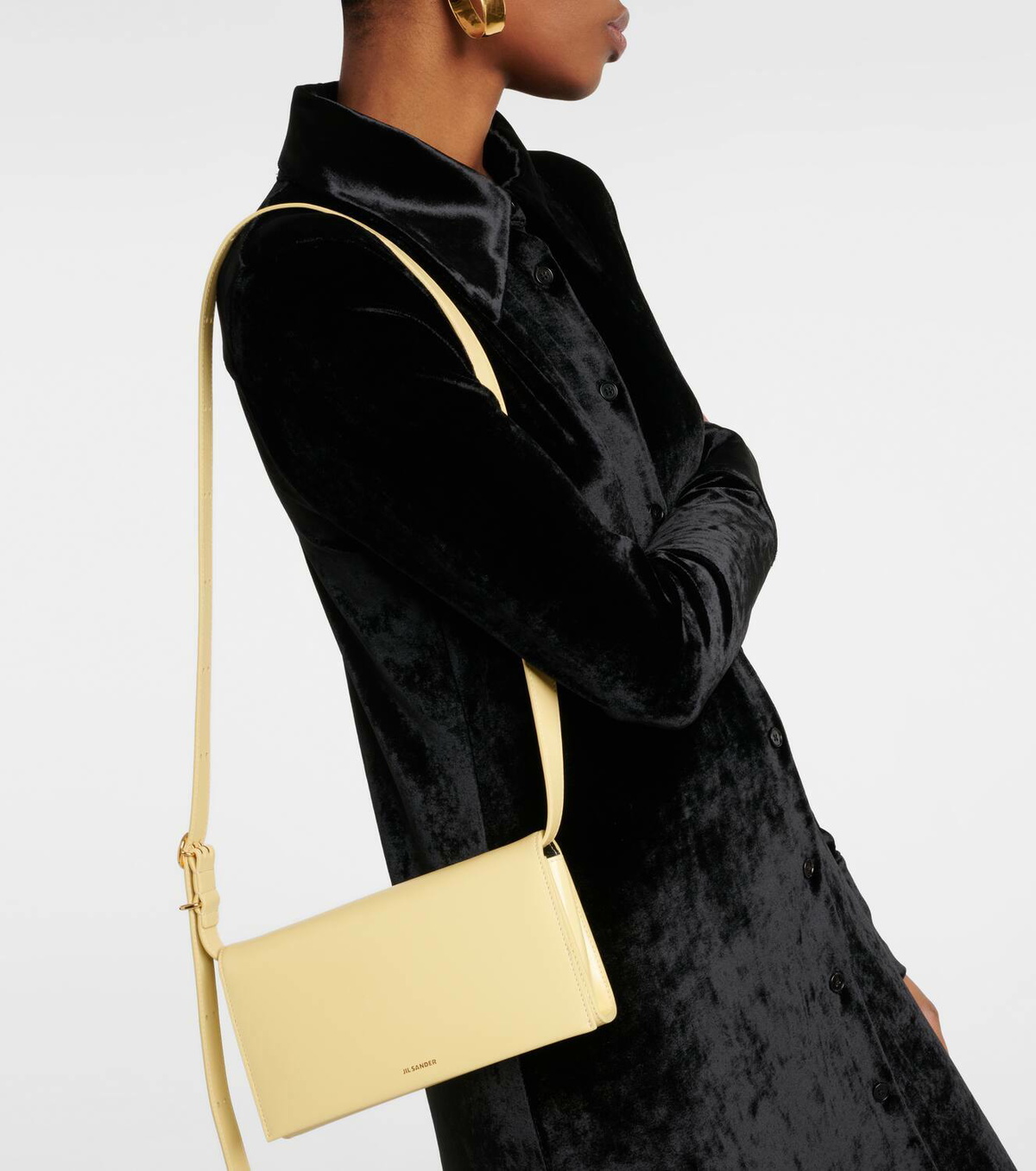 Jil Sander All-Day Small leather crossbody bag Jil Sander