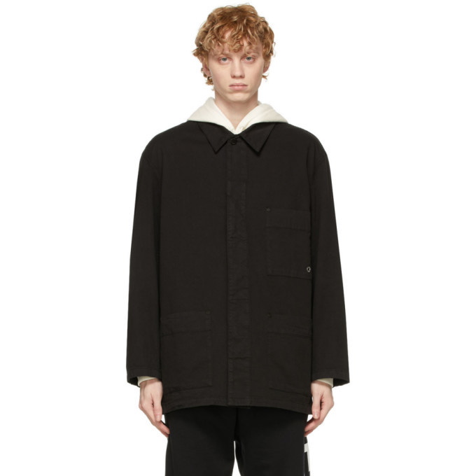 Etudes Black Garment Dyed Excursion Jacket Etudes