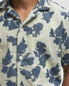 OAS Nero Verve Cuba Terry Shirt Blue Mens Shortsleefe