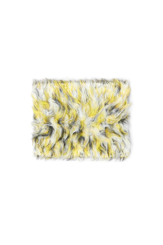Photo: Diesel Neckwarmer in fluffy jacquard knit - Scarf - Unisex - Multicolor