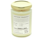 Apotheke Fragrance Glass Jar Candle in Oakmoss/Amber