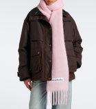 Acne Studios Fringed alpaca, wool, and mohair-blend scarf