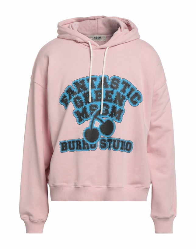 Photo: Msgm Mens Sweatshirt in Pink