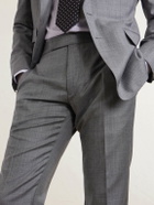 TOM FORD - Shelton Straight-Leg Wool-Twill Suit Trousers - Gray