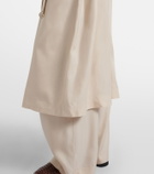 The Frankie Shop Veyron ovesized twill trench coat